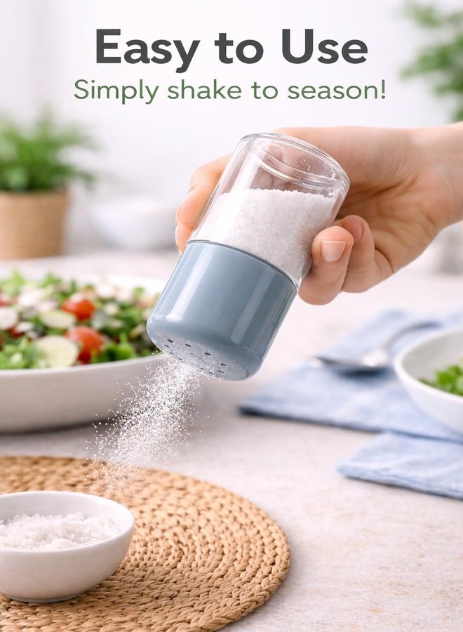 Oblivion Spice Box 2 Pcs - Salt & Pepper Dispenser Set - Acrylic Seasoning Shaker with Sleek Containers Design - BPA-Free & Reusable Easy Grip Seasoning Jars for Kitchen & Dining Tables & Restaurants - Image 3